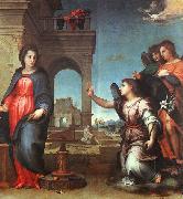Andrea del Sarto The Annunciation painting
